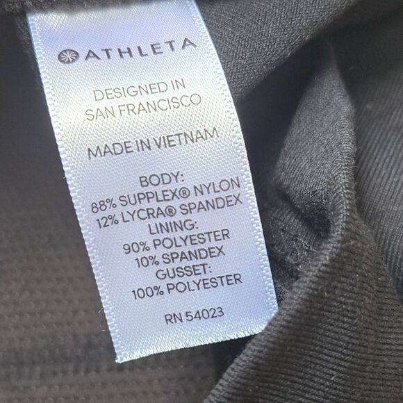 Athleta Skort Black With Pockets Stretch Comfortable Tennis, Pickleball Golf Sm - Picture 5 of 10